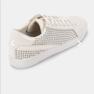 Dolce Vita 9.5 white leather studded sneakers